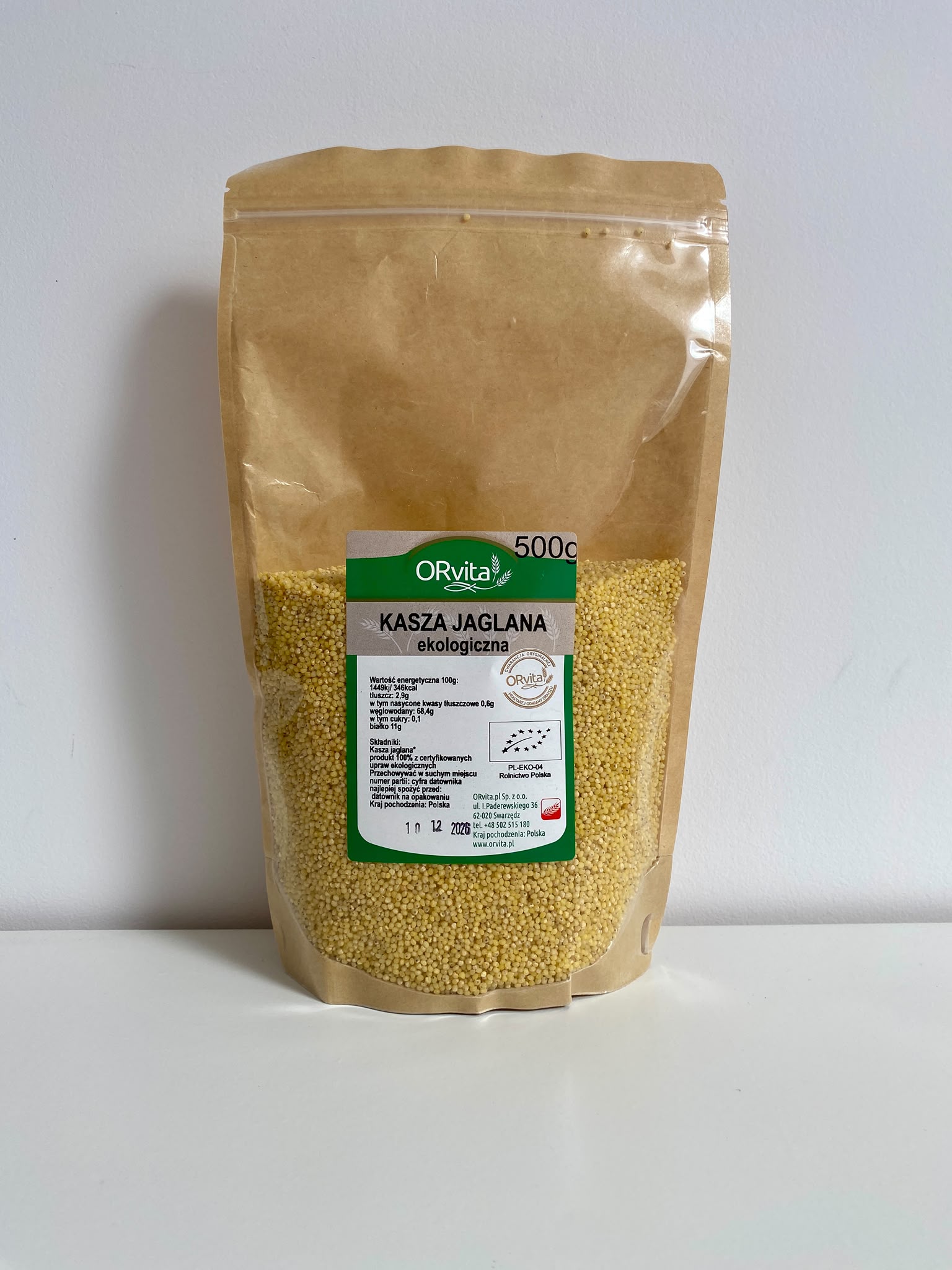 Kasza jaglana BIO 500g - obrazek 2