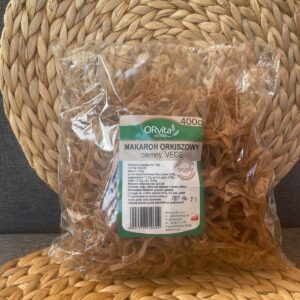 Makaron orkiszowy ciemny VEGE, 400 g krajanka
