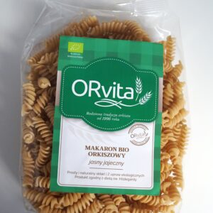 MAKARON ORKISZOWY JASNY JAJECZNY EKO 400 g, ŚWIDEREK