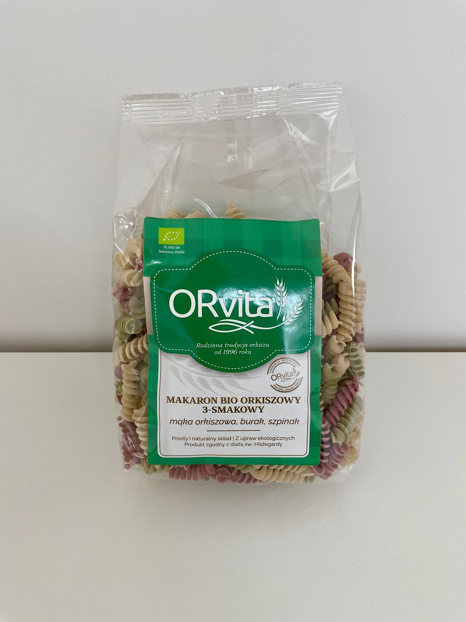 Makaron orkiszowy jasny 3 SMAKOWY 400 g ŚWIDEREK BIO - obrazek 2