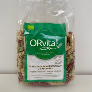 Makaron orkiszowy jasny 3 SMAKOWY 400 g ŚWIDEREK BIO