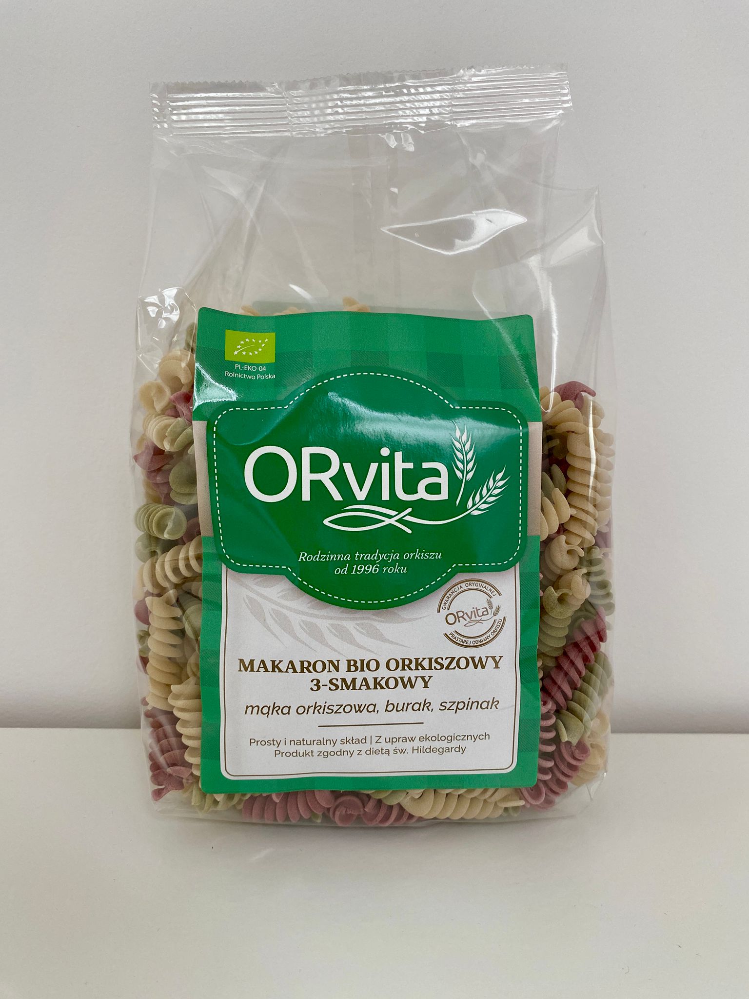 Makaron orkiszowy jasny 3 SMAKOWY 400 g ŚWIDEREK BIO
